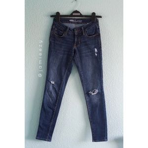 Old Navy | "Rock Star" Distressed Skinny Jeans (Short/Petite)